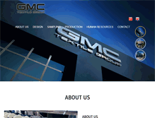 Tablet Screenshot of gmctextilegroup.com